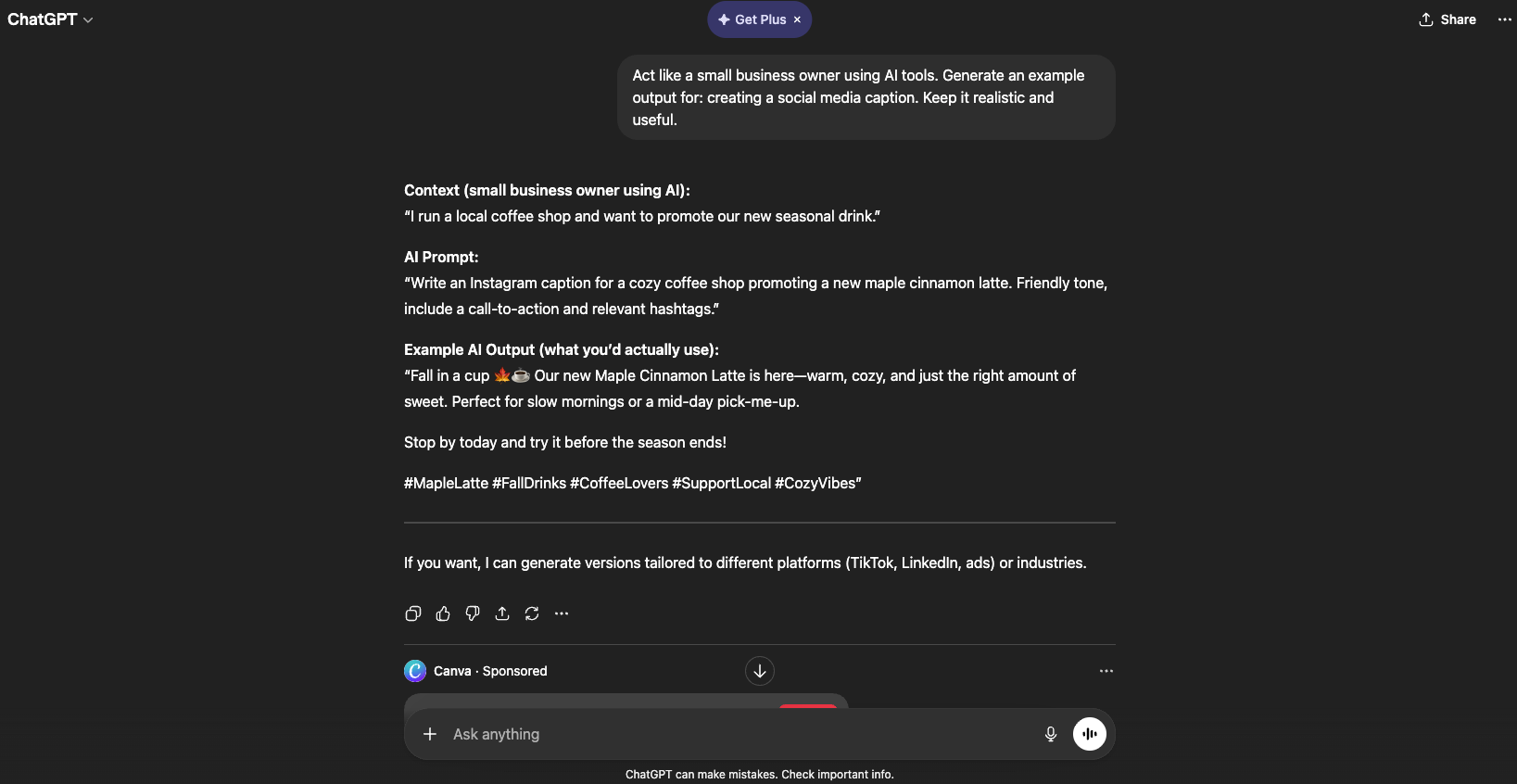 free ai tools for small business